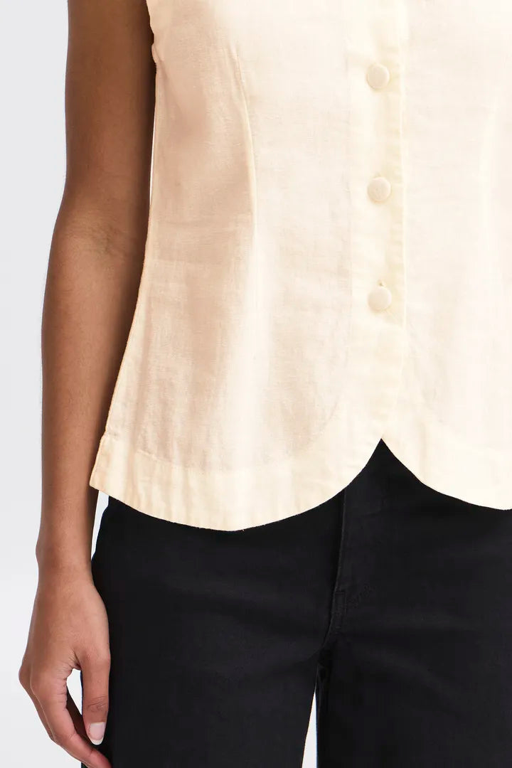 Top Linno - Ecru