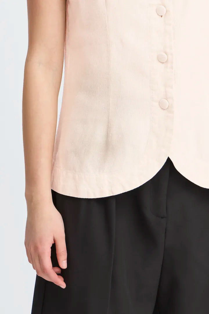 Top Linno - Ecru