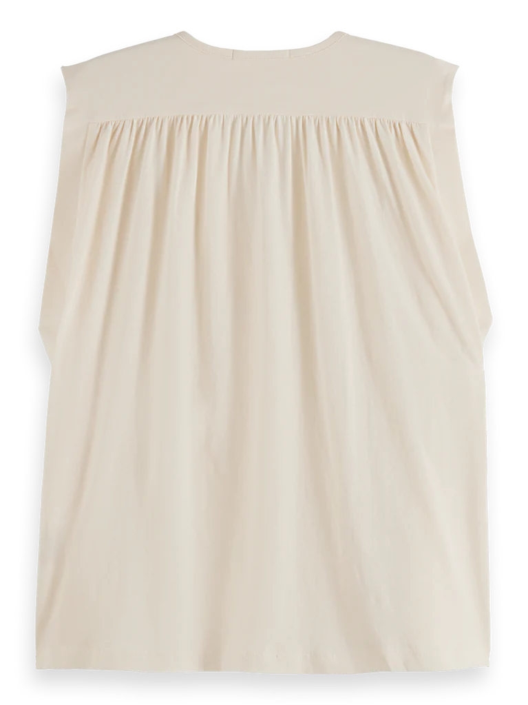 T-Shirt Drapey V-Neck