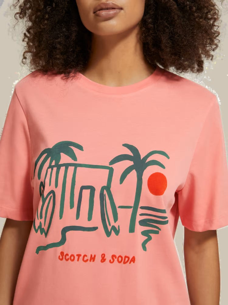 T-Shirt Graphic Palm Tree