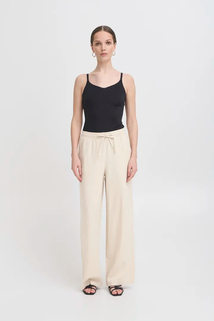 Pantalon Linno - Ecru