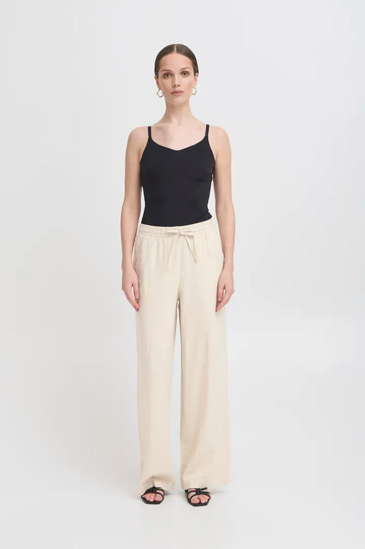 Pantalon Linno - Ecru