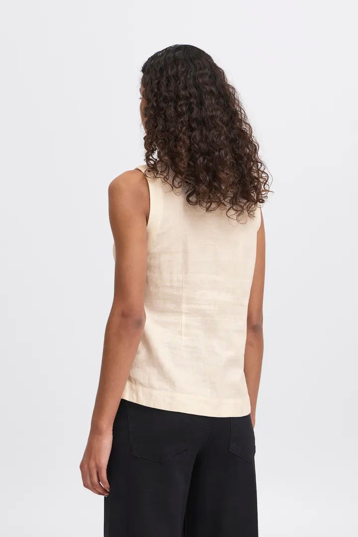 Top Linno - Ecru