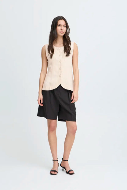 Top Linno - Ecru