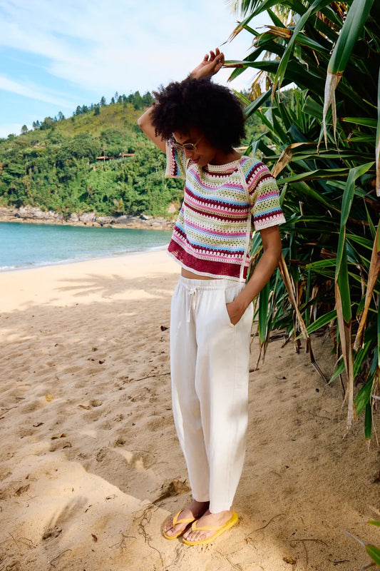 Pantalon Linno - Cloud Dancer