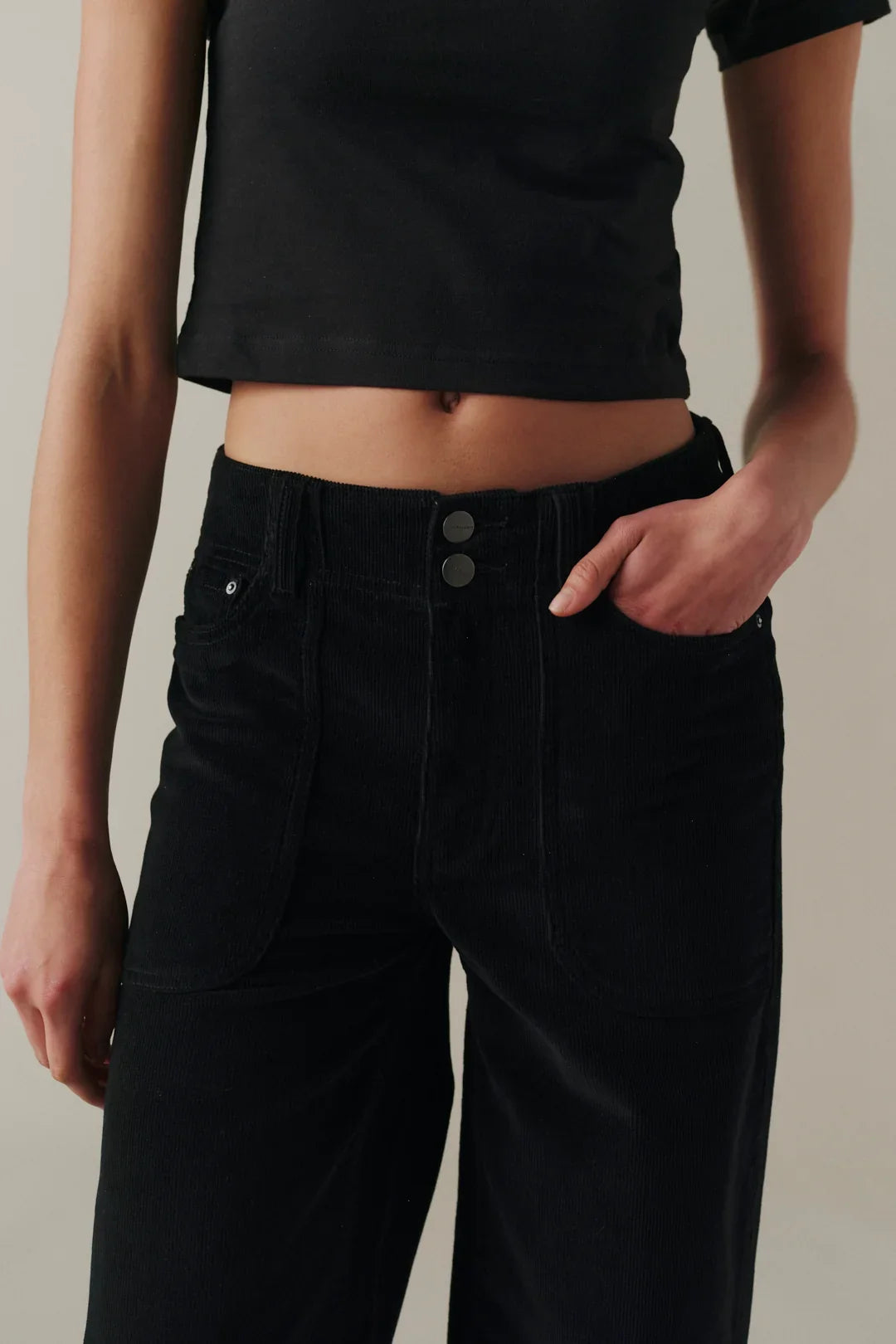 Jean NCE Corduroy Noir