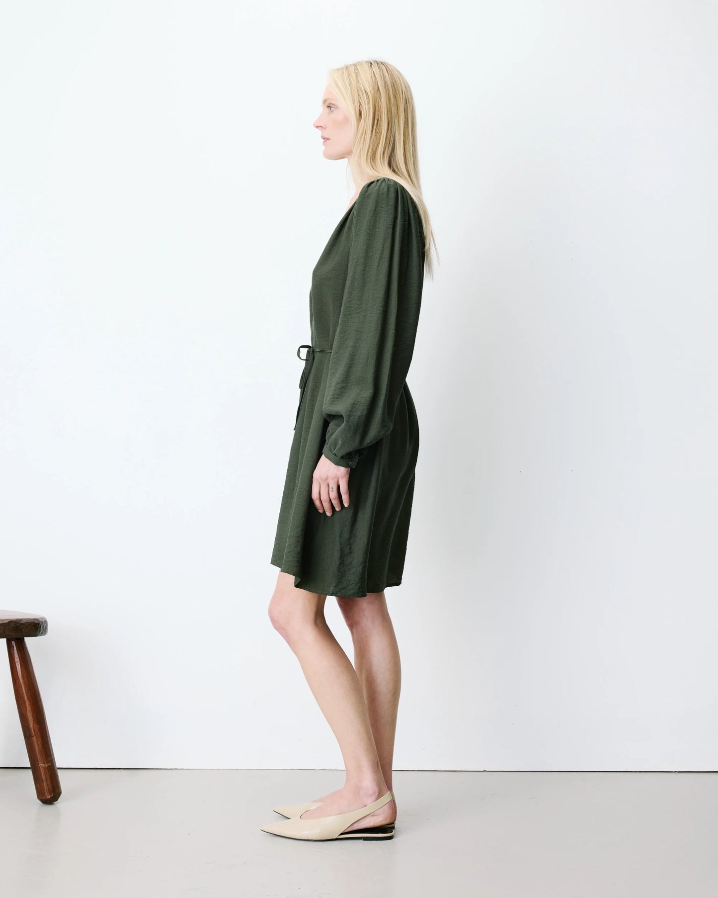 Robe Alienor - Kaki