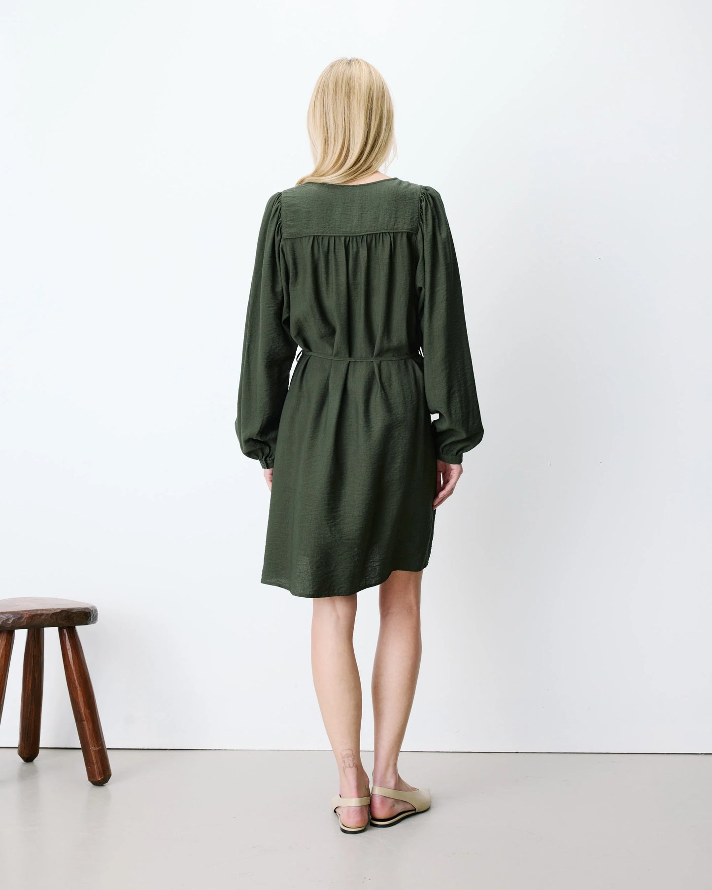 Robe Alienor - Kaki