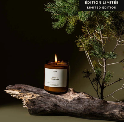 Bougie Forêt Enneigée