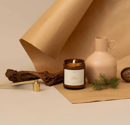 Bougie Forêt Enneigée