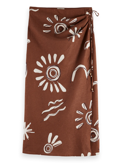 Jupe Portefeuille Imprimée – Scotch & Soda