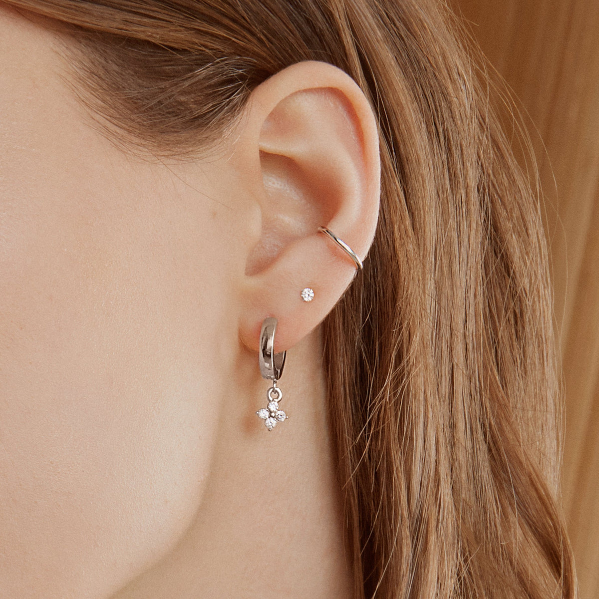 Boucles d'oreilles Merveilles - Argent