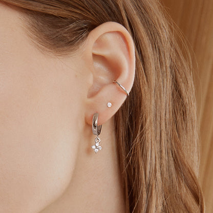 Boucles d'oreilles Merveilles - Argent