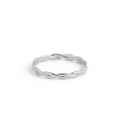Bague Braided - Argent