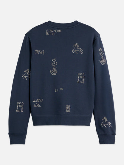 Crewneck Broderie