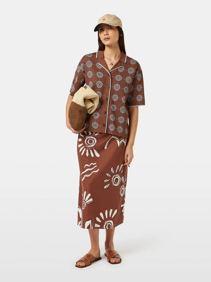 Jupe Portefeuille Imprimée – Scotch & Soda