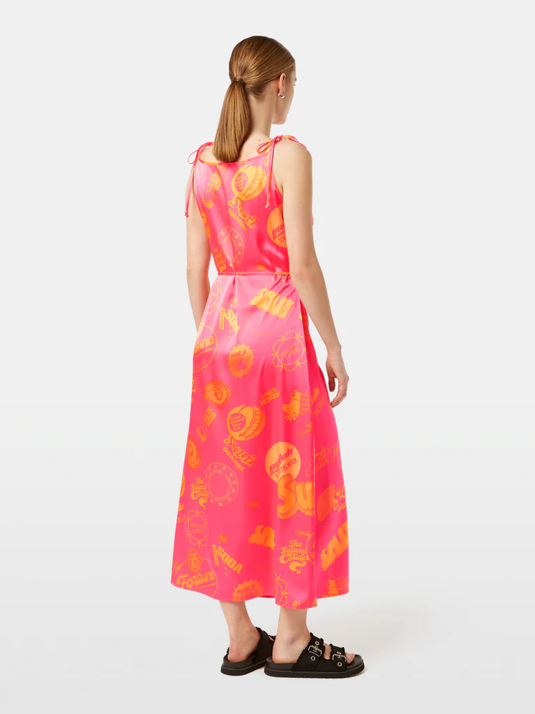 Robe Satin Rose
