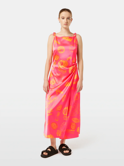 Robe Satin Rose