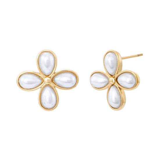 Boucles d'oreilles Fleur - Or