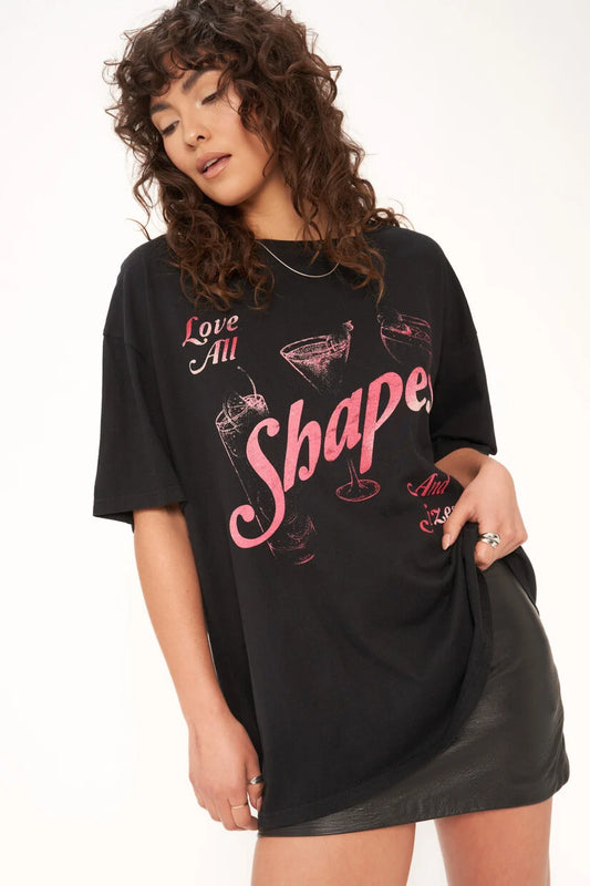 T-Shirt Love all Shapes and Sizes