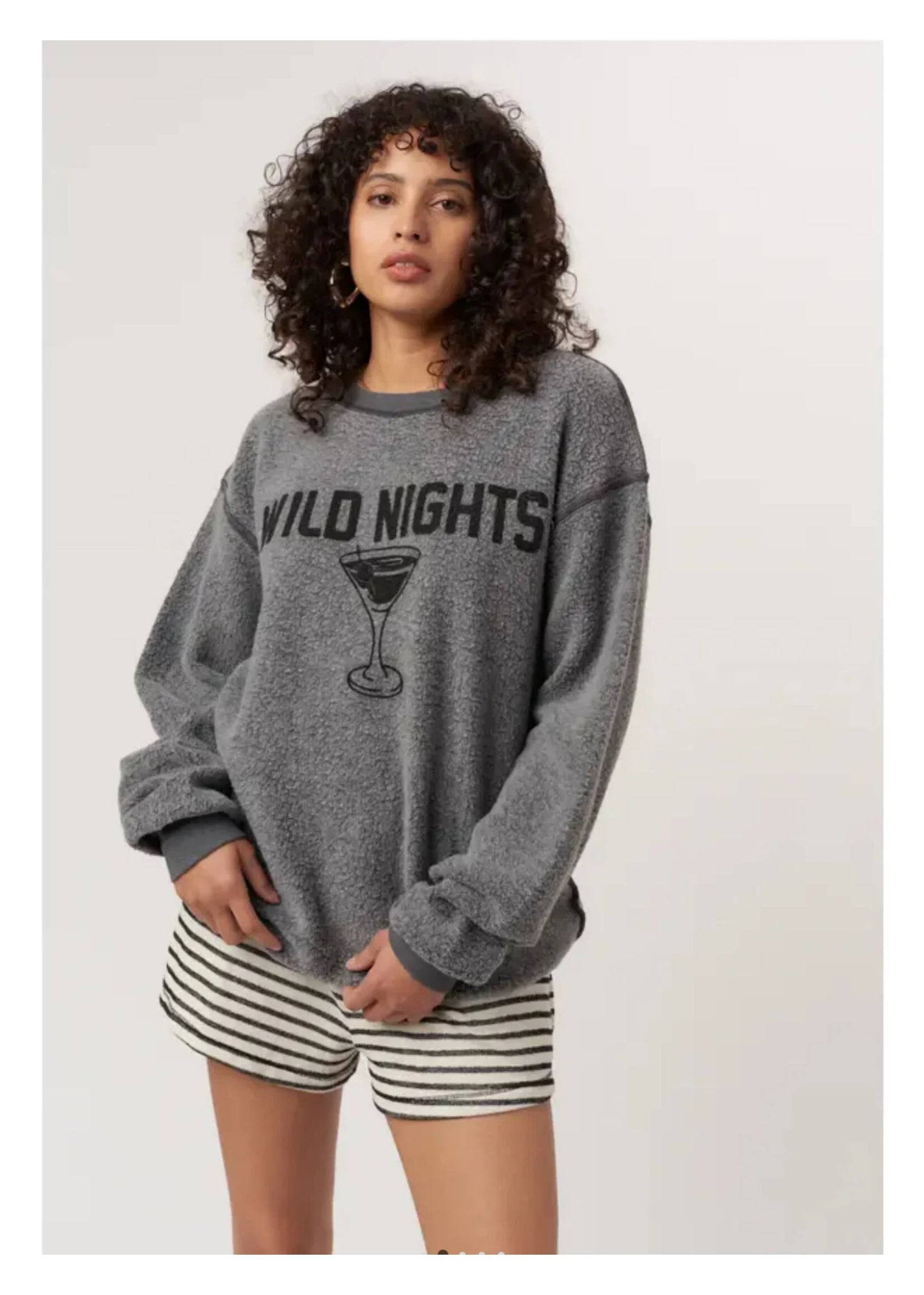 Crewneck Réversible Lazy Days / Wild Nights