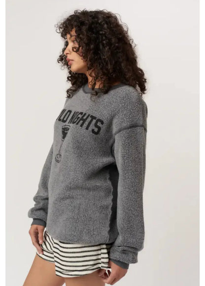 Crewneck Réversible Lazy Days / Wild Nights